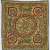 Yellow Vintage Embroidery, UZBEK Suzani with Floral Patterns / Embroidered Cover / Hanging, 4' 3" x 4' 7" (132 x 140 cm)